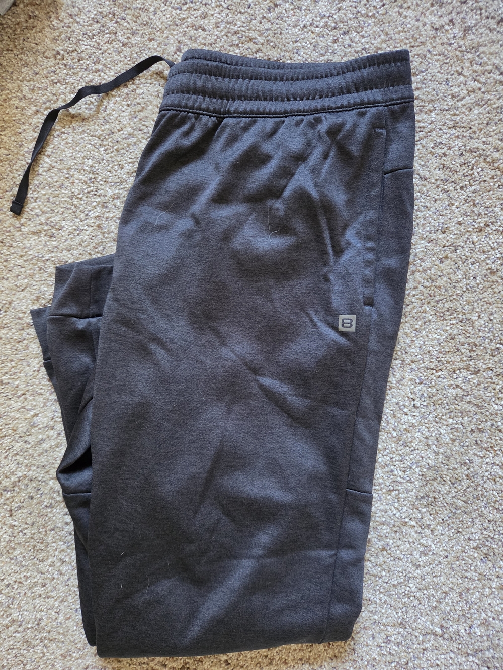 Layer 8 Men's Dark Gray Athletic Joggers